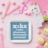 文字xフェノームks音韻論 ペーパープレート (パーティー)