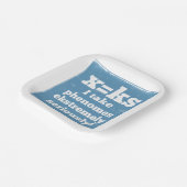 文字xフェノームks音韻論 ペーパープレート (傾斜あり)