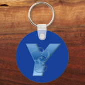 文字Y キーホルダー (正面)