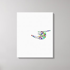 文字'YOD' キャンバスプリント