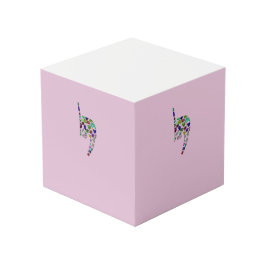 文字'YOD' フォトキューブ