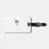 文字'YOD' ラゲッジタグ (裏面横)