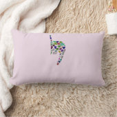 文字'YOD' ランバークッション (ブランケット)