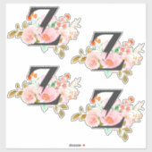 文字Z シール (シート)