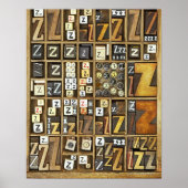 文字Z ポスター (正面)