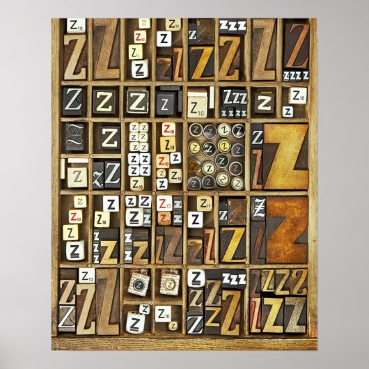 文字Z ポスター (正面)