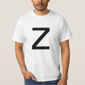 文字Z Tシャツ (正面)