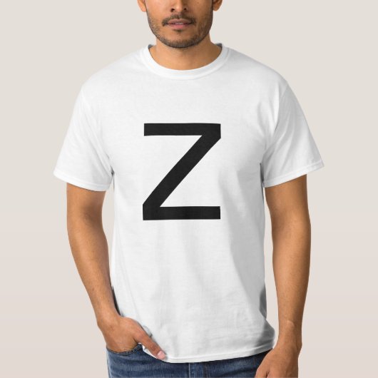 文字Z Tシャツ (正面)