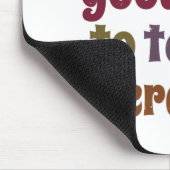 文学の先生の贈り物教えが楽しい日だ マウスパッド (コーナー)