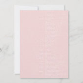 文学をテーマにした本Our Next Chapterベビーシャワー 招待状 (裏面)