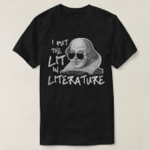 文学を見る Tシャツ (デザイン正面)