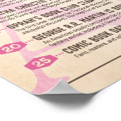 文学カレンダー9月ポスター ポスター (角)