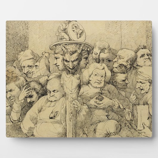 文学キャラクターがメダのまわりにリオンを集める フォトプラーク (正面)