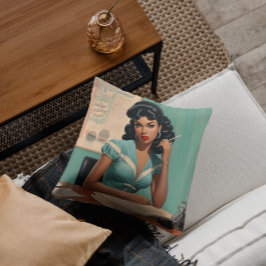 文学ミューズ:ヴィンテージ勉強 クッション