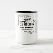 文学ラテガラス マグカップ (中央)