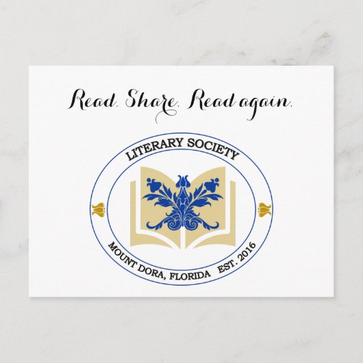 文学会のポストカード ポストカード (正面)