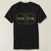 文学博士学位PhD卒業プレゼント1 Tシャツ (デザイン正面)