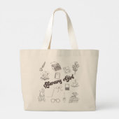 文学少女トートバッグ本愛しのギフトアカデミア ラージトートバッグ (裏面)