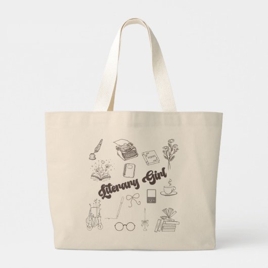 文学少女トートバッグ本愛しのギフトアカデミア ラージトートバッグ (裏面)