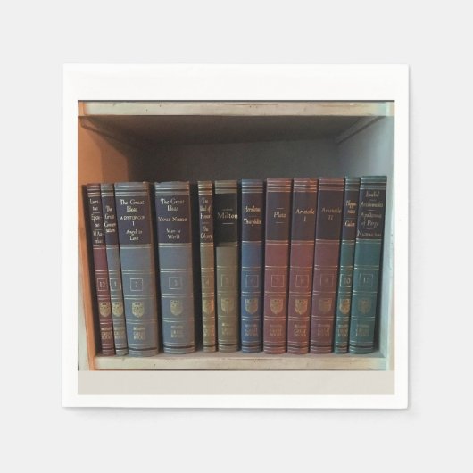 文学書集団 スタンダードカクテルナプキン (正面)