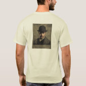 文学本好きTシャツ Tシャツ (裏面)