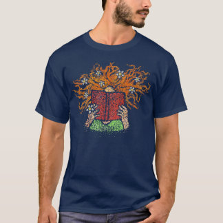 文学本虫読の小説 Tシャツ