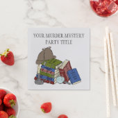 文学殺人ミステリーディナーパーティー スタンダードカクテルナプキン (インサイチュ)