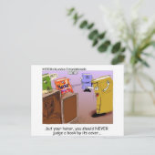 文学法廷ドラマおもしろいギフトTeeマグカップなど ポストカード (スタンド正面)