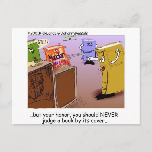 文学法廷ドラマおもしろいギフトTeeマグカップなど ポストカード (正面)
