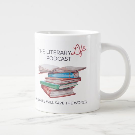 文学生活ジャンボマグ ジャンボコーヒーマグカップ (右)