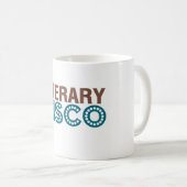 文学的なディスコのマグ コーヒーマグカップ (正面右)