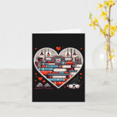 文学的な愛のバレンタイン 本好きのためのバレンタイン カード (黄色い花)