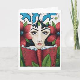 "文学的な精神"の挨拶状 カード