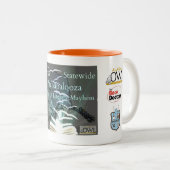 文学的な身体傷害のマグ ツートーンマグカップ (正面右)