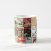 文学的な雑誌のマグ コーヒーマグカップ (中央)