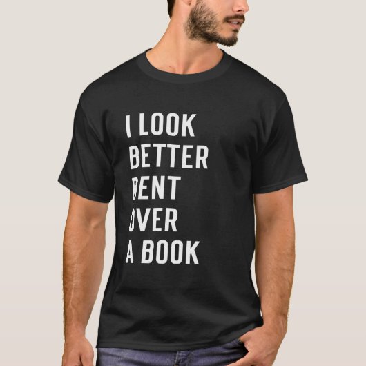 文学的な魅力 私はかがんだ方が似合う Tシャツ (正面)