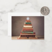 文学的クリスマスツリー ノートカード (正面/裏面インサイチュ)