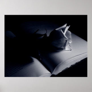 文学的バラ ポスター