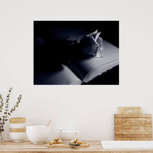 文学的バラ ポスター (キッチン)