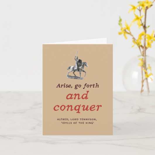 文学詩の卒業を勝ち取る カード (黄色い花)