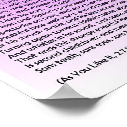 文学，シェイクスピア，世界のステージ ポスター