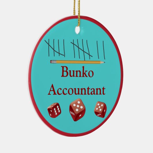 文庫の会計士のオーナメント セラミックオーナメント (右)
