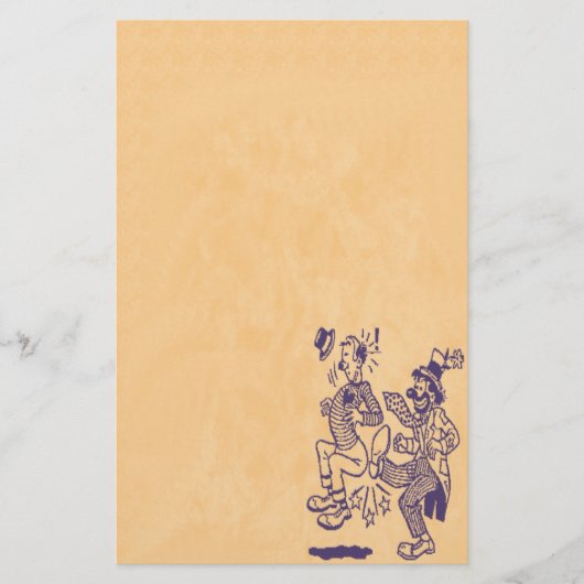 文房具おどけること 便箋 (正面)