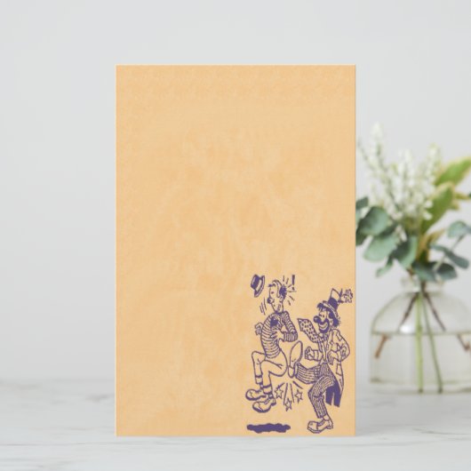 文房具おどけること 便箋 (スタンド正面)