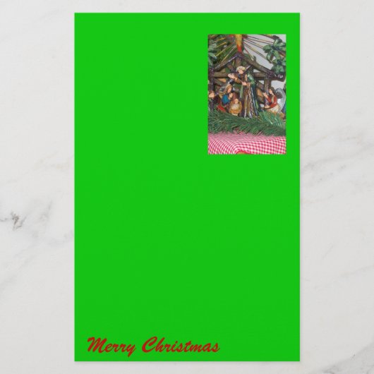 文房具かクリスマス 便箋 (正面)