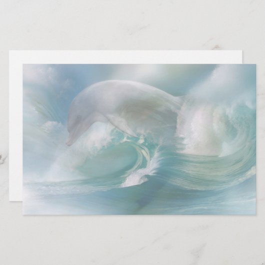 文房具の中の海 便箋 (正面/裏面)