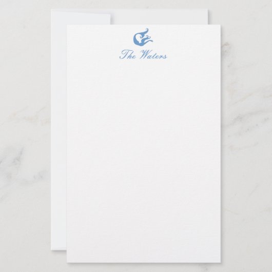 文房具の人魚 便箋 (正面)