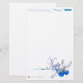 文房具の新しい作成 便箋 (正面/裏面)