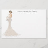 文房具の未来の花嫁さんに感謝 便箋 (正面)