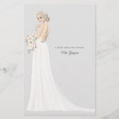 文房具の未来の花嫁さんに感謝 便箋 (正面)